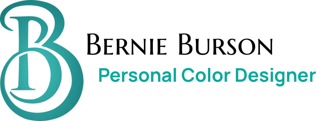 Bernie Burson logo teal color